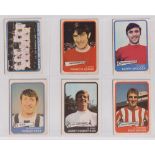 Trade cards, A&BC Gum, Footballers (Yellow, 1-54) (set, 54 cards) (gen. gd, checklist marked)