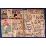 Football autographs, a vast collection of autograp