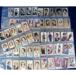 Cigarette cards, Cinema & Entertainment, 8 sets & 1 part set, Carreras, Film Stars (By Desmond),