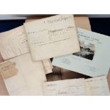Deeds, Documents and Indentures, Sussex, 100+ vellum and paper documents 1720s-1960s inc. wills,