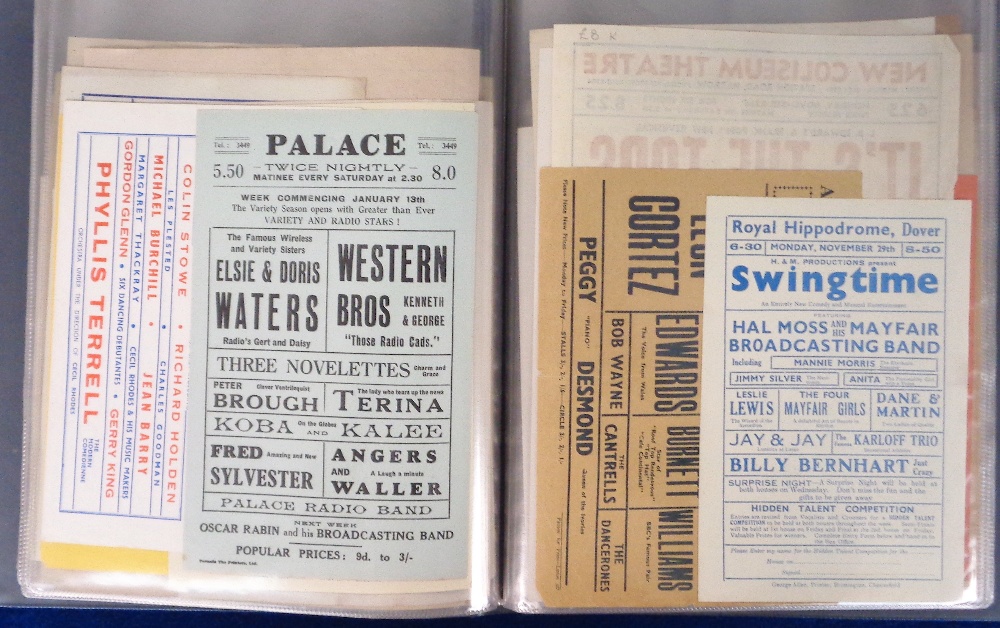 Theatre, approx. 90 1930s -1960s theatre/variety handbills and flyers to include Harry Secombe, - Image 4 of 4