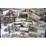 Postcards, UK topographical, 100+ cards, mainly Southern England, Hampshire, Kent, Sussex, Devon,