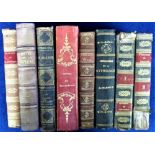 Antiquarian Books, 8 books to comprise 1822 volumes 1 and 2 of Aventures de Robinson, 1817