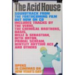 Music and Entertainment, The Acid House original 1998 soundtrack promo poster, featuring Oasis,