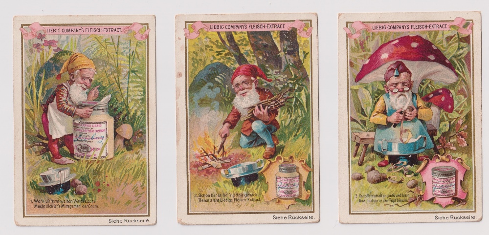 Trade cards, Liebig, 4 German language sets, Christopher Columbus II, Ref S339, Gnomes, Ref S345, - Image 5 of 16