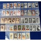 Cigarette cards, Cinema / Glamour, a collection of 10 sets, Carreras Film Favourites, Christie