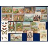 Trade Cards, Advertising, a selection of 21 advert