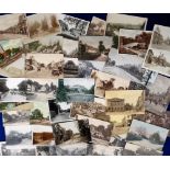 Postcards, Hampshire, a mainly street scene and village collection of approx. 42 cards, with RPs