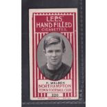 Cigarette card, Lees, Northampton Town Football Club, type card, no 320 F. Walden (gd) (1)