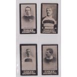 Cigarette cards, Cadle's, Footballers, four cards, Selwyn Biggs, Cardiff, W. Needs, Bristol, G.