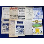 Football programmes, Chelsea aways, 1947/8, 10 pro