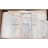 Deeds, Documents and Indentures, Surrey, 160+ paper and (mostly) vellum documents 1760s-1960s,