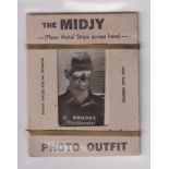 Trade card, Cricket, The Midjy Photo Outfit, type card, D. Brooks, Northants, novelty photo negative