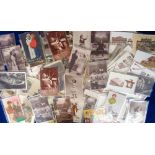 Postcards, Dolls, Toys, Gollies and Diabolos, approx. 85 cards featuring dolls houses, dolls