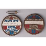 Horseracing, Royal Ascot, two circular Royal Enclo