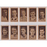 Trade cards, Thomson, This Years Top-Form Footballers (set, 24 cards) inc. Dixie Dean (gd)