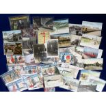 Postcards, Rail, a mixed railway collection of approx. 44 cards inc. 10 cards of comic