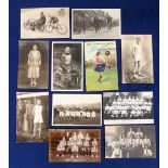 Sporting postcards, selection inc. RP, Malcolm Cra