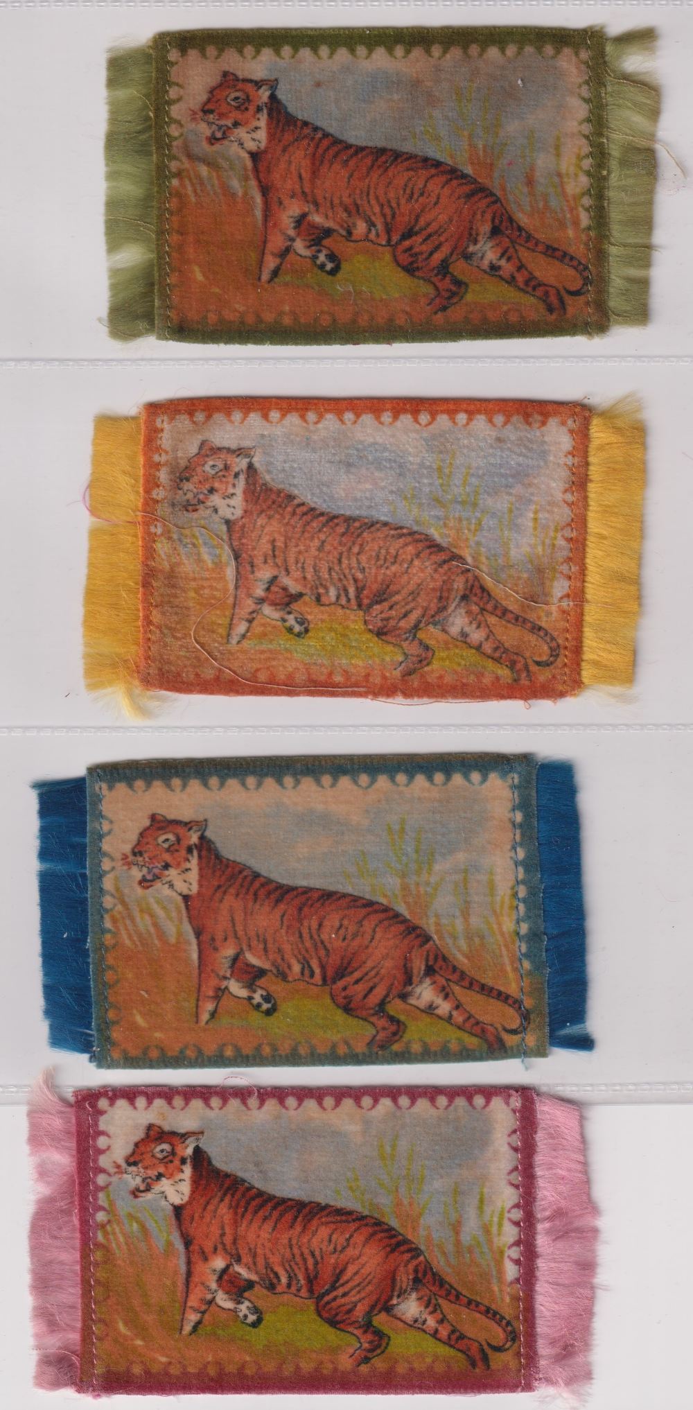 Tobacco blankets, USA, ATC, Wild Animals, 3 different plus 13 colour variation, approx. 65mm x - Image 9 of 10