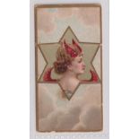 Cigarette card, Albert Baker, Star Girls, type card, ref H30, picture no 13 (horizontal crease,