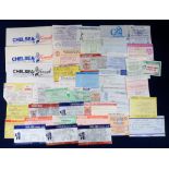 Football tickets, Chelsea FC, a collection of 38 m