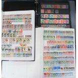 Stamps, a collection in 3 stock books, French Afri