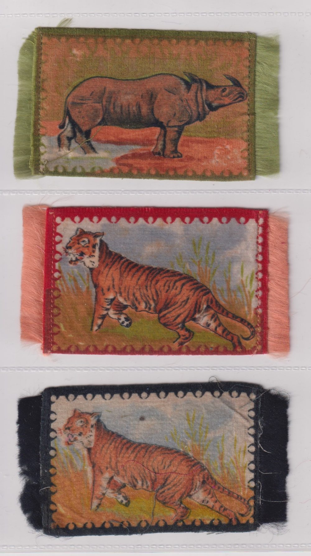 Tobacco blankets, USA, ATC, Wild Animals, 3 different plus 13 colour variation, approx. 65mm x - Image 7 of 10