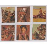 Trade cards, Burton's, Pictures of the Wild West, 'L' size (set, 7 cards) (vg/ex)