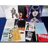 Music and Entertainment, Rock and Pop Memorabilia to include Hollies gig flyer 1964, programmes