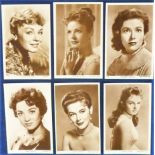 Postcards, Cinema, Picturegoers S Series, Actresses, S14 Choureau, 40 Owens, 72 Cristal, 96 Mueller,