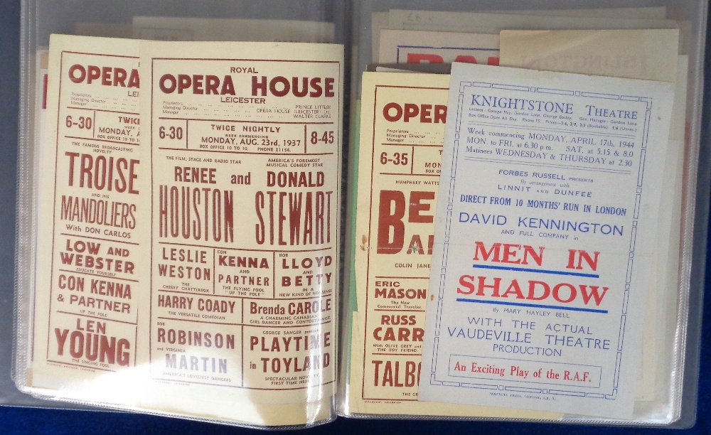 Theatre, approx. 90 1930s -1960s theatre/variety handbills and flyers to include Harry Secombe, - Image 3 of 4