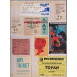 Music Ephemera, Rock Concert Tickets, an album containing approx. 70 tickets dating from the 1970s-