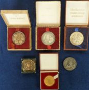 Medals, 6 Horticultural medals, 5 in their origina