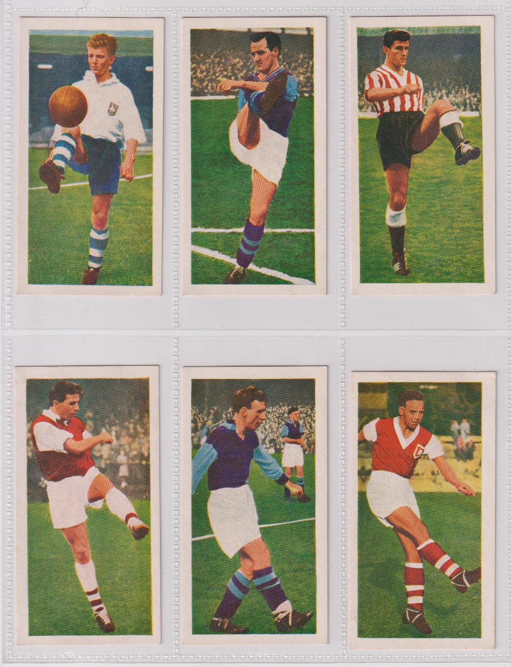 Trade cards, Chix, Footballers No 3 Series A (set, 48 cards) (some with slight marks, one signed, - Image 7 of 16