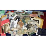Ephemera, a mixed selection of items to include maps, bank notes, photographs, leaflets,