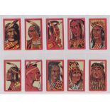 Cigarette cards, USA, Booker Tobacco Co, Indian Series (34/35, missing 'Little Turtle') (gd)