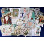 Postcards, a collection of approx. 55 cards relating to Valentine's, love and romance, inc. love