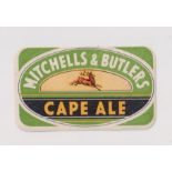 Beer label, Mitchells & Butlers Ltd, Birmingham, Cape Ale, 38mm high (gd) (1)