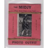 Trade card, Football, The Midjy Photo Outfit, type card, Bobby Evans, Glasgow Celtic, novelty