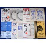 Football programmes, 14 Chelsea away friendlies, a