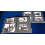 Photographs, a collection of modern reproduction photographs in 3 albums of UK buses, trams and