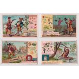 Trade cards, Liebig, 2 German sets, Word Pictures VI, Ref S323 & Word Pictures VII, Ref S324 (gd)