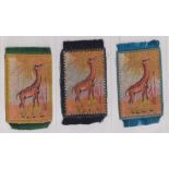 Tobacco blankets, USA, ATC, Wild Animals, 3 different plus 13 colour variation, approx. 65mm x