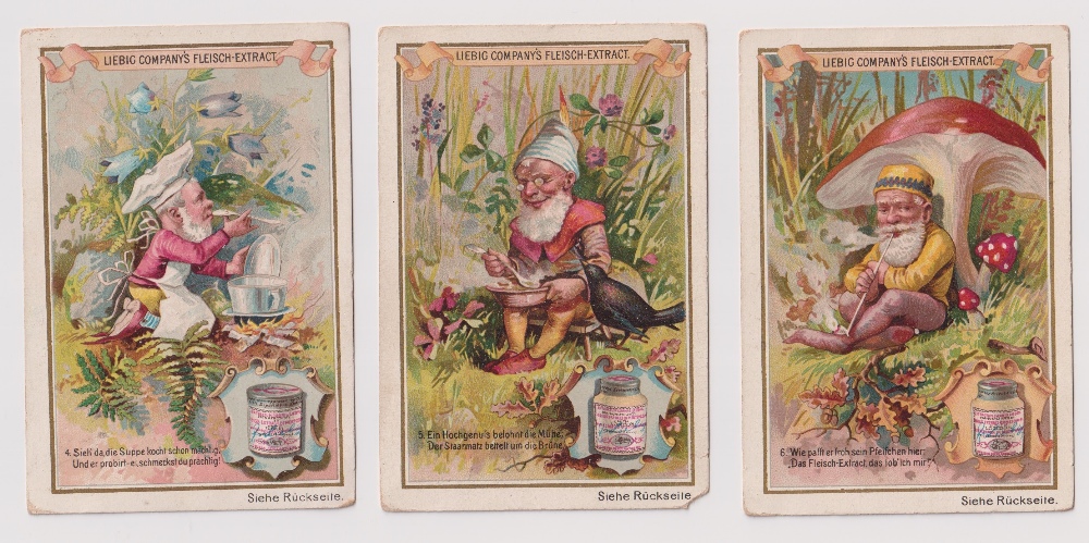 Trade cards, Liebig, 4 German language sets, Christopher Columbus II, Ref S339, Gnomes, Ref S345, - Image 7 of 16