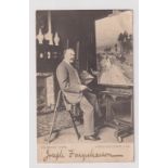 Postcard, a Tuck published 'Real Photograph' (no. 79) of Joseph Farquharson (1846-1935), a Scottish,