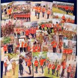 Postcards, Military, a mixed selection of 24 Gale & Polden published cards from the Ceremonial and