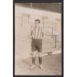 Football postcard, Fred Tunstall, Sheffield United