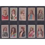 Cigarette cards, Wills, Kings & Queens of England (50/51 plus variation card for Queen Victoria) (