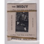 Trade card, Football, The Midjy Photo Outfit, type card, R. Simpson, Glasgow Celtic, novelty photo