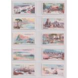 Cigarette cards, Edwards, Ringer & Bigg, A Tour Round the World (set, 50 cards) (vg)